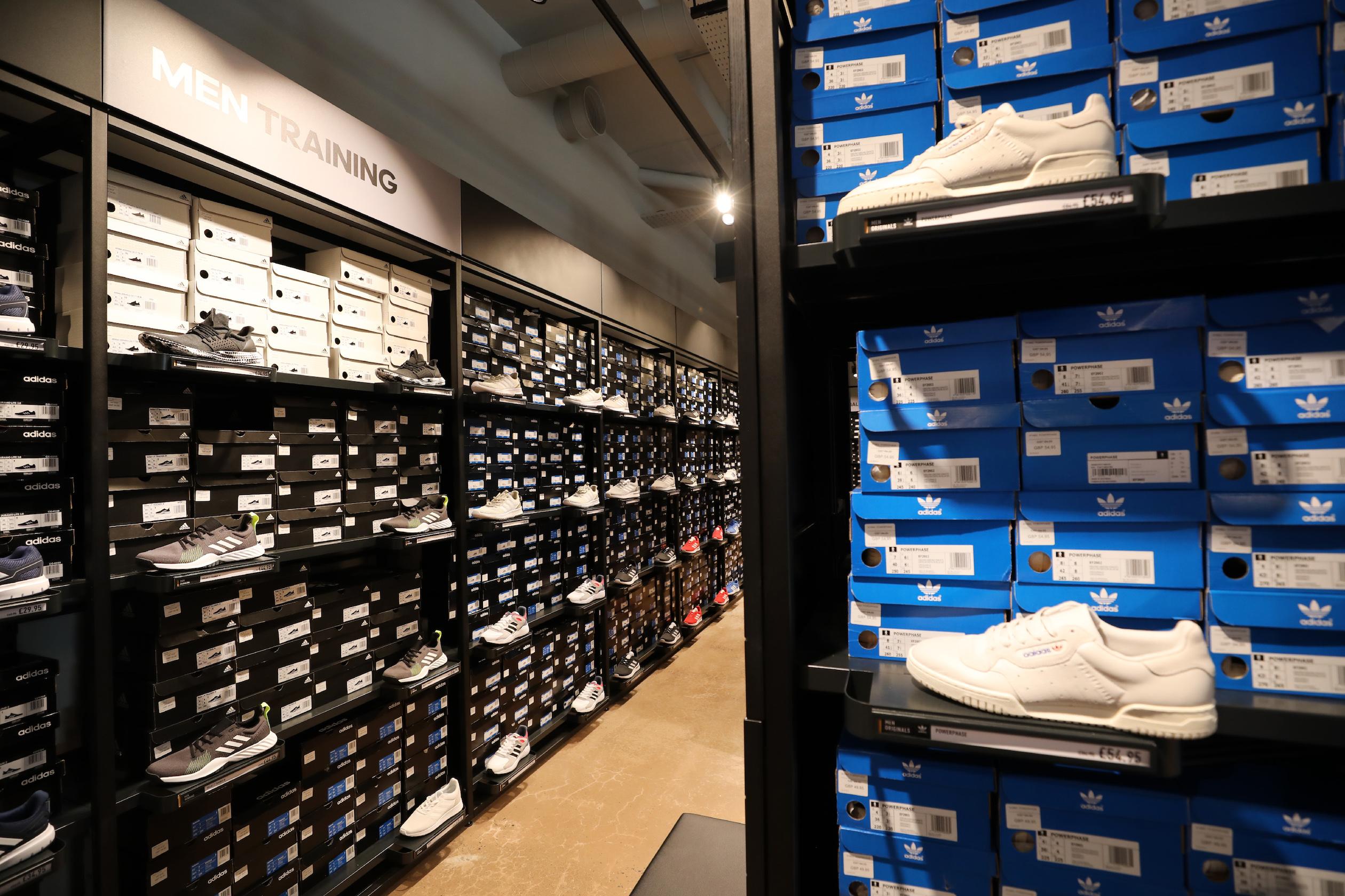 New-look Adidas store unveiled after 