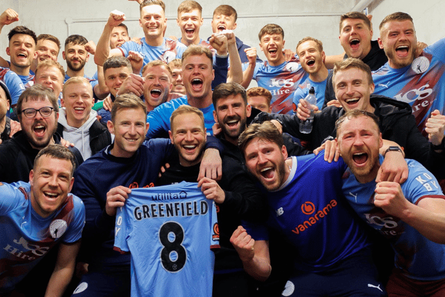 Gateshead celebrate their National League North title win