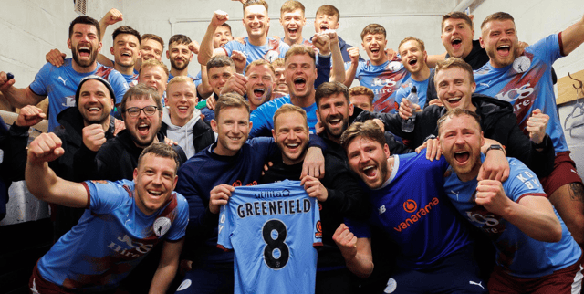 Gateshead celebrate their National League North title win