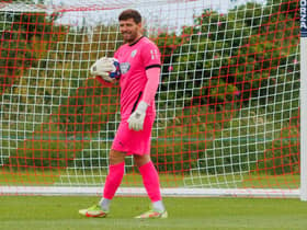 Gateshead goalkeeper James Montgomery is back after an injury nightmare (photo Jack McGraghan)