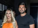 Kate Ferdinand had a five year on-off relationship with Dan Edgar, seen with current girlfriend Amber Turner (Pic: SOPA/Getty)