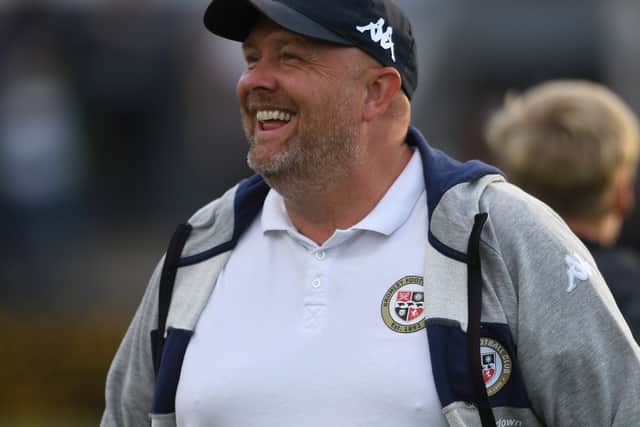 Andy Woodman the Bromley Manager before the pre season friendly between Bromley and Arsenal U21 at Hayes Lane (Photo by Getty Images)