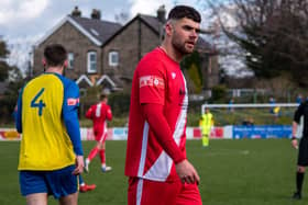 Former Sunderland academy striker Michael Fowler is impressing in non-league football with Northern Premier League East Division side Dunston UTS (photo Kelvin Shell)