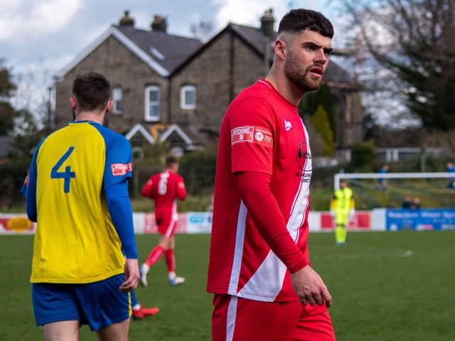 Former Sunderland academy striker Michael Fowler is impressing in non-league football with Northern Premier League East Division side Dunston UTS (photo Kelvin Shell)