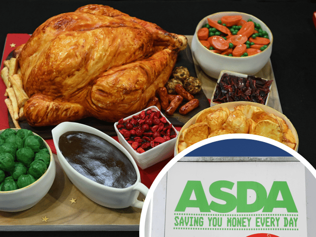 Asda has launched a frozen Christmas dinner deal which costs under £25 for 5 people