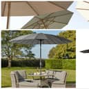 Best garden parasols UK 2023: garden umbrellas for blocking sun and wind