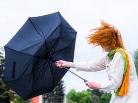 A yellow warning for wind has been issued by the Met Office 