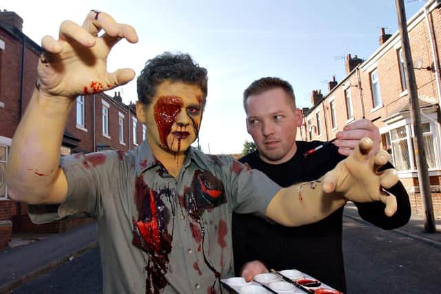 Gary Rutherford played the part of a Zombie in a 2003 film made in Seaham.