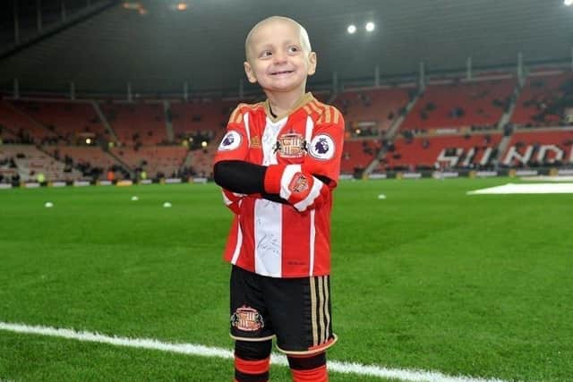 Bradley touched the hearts of football fans all over the world.