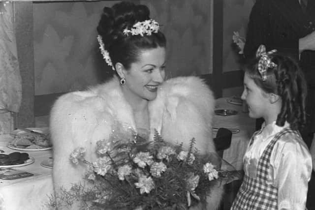 Film star Margaret Lockwood at the Havelock in Sunderland in 1947.