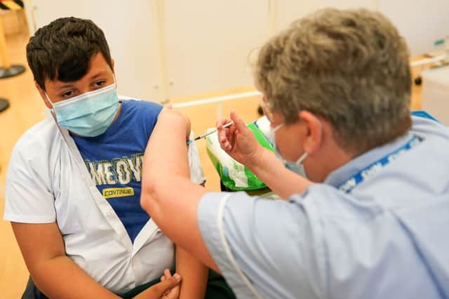Parents in England can book a vaccine appointment for their child online from Friday (22 October) (Photo: Getty Images)