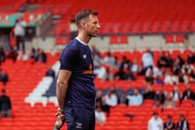 Mike Williamson ahead of Gateshead’s FA Trophy Final with FC Halifax Town (photo Jack McGraghan)