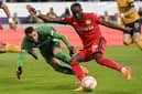 Bayer Leverkusen winger Moussa Diaby