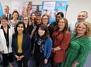 Minister for Children, Families and Wellbeing, Claire Coutinho (centre), visiting Sunderland as part of a campaign to increase the number of foster carers in the region.