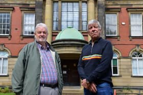 Dave Anderson, left, chair of the Friends of Durham Miners Gala, with Alan Mardghum  Durham Miners Association Secretary.