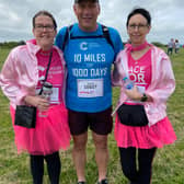 David Ansell took part in Race for Life as part of his mammoth challenge.