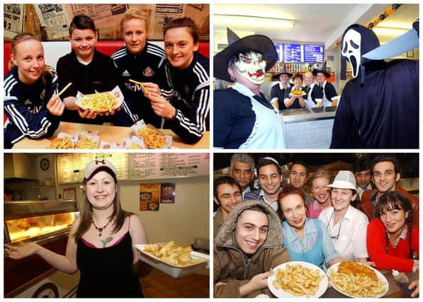 9 retro fish and chip scenes from across Wearside and County Durham.