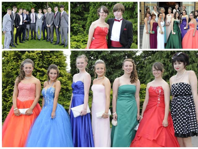 Retro scenes from the Venerable Bede prom of 2012.