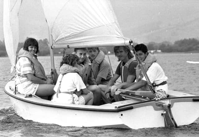 A sailing lesson for Wearside teenagers in 1988.