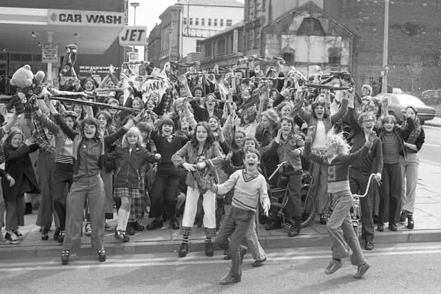 Rollers fans in Sunderland in 1975.