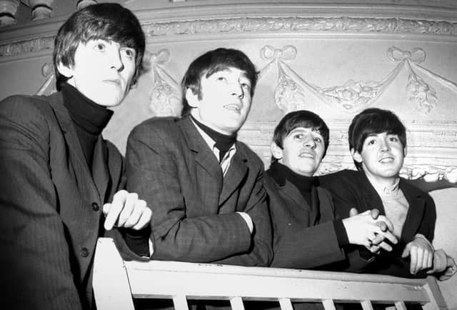 The Beatles at Sunderland Empire in 1963.