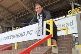 Former Sunderland defender Jordan Hunter has joined Gateshead (photo Gateshead FC)