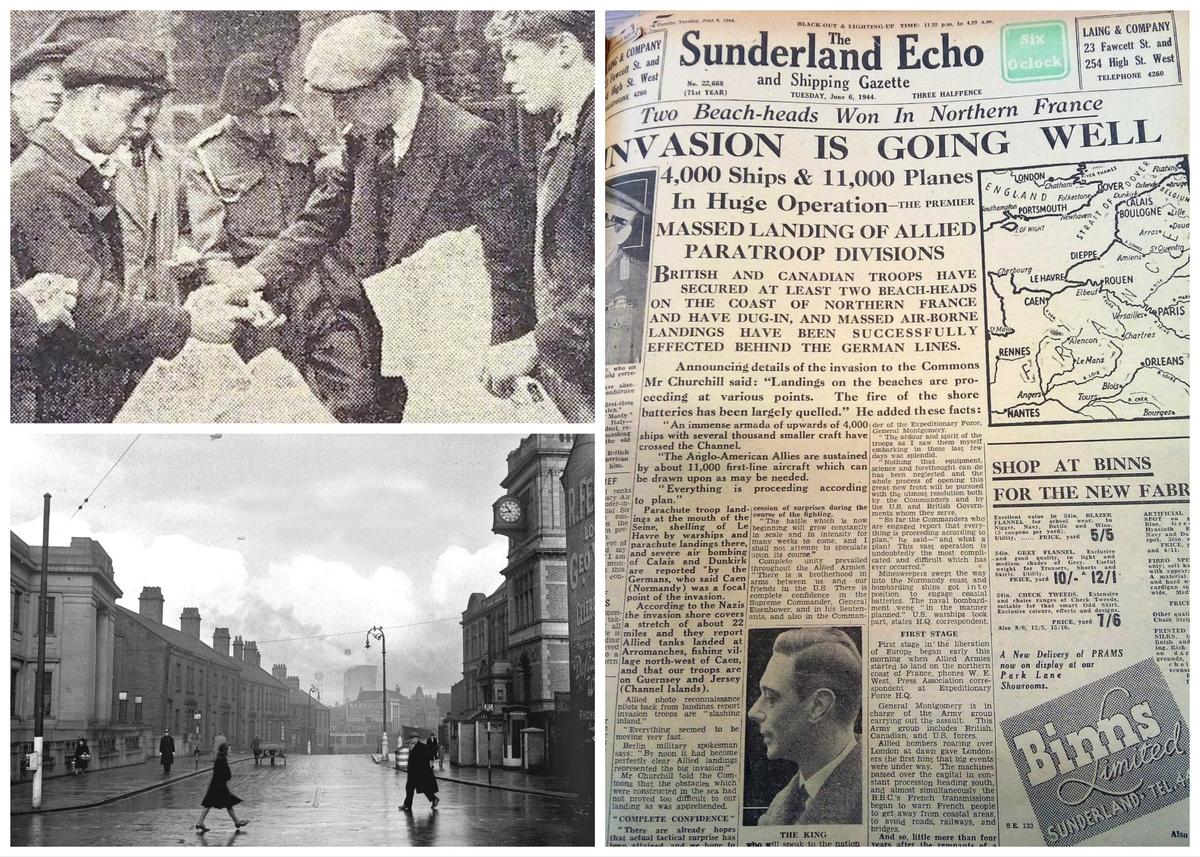 Historic headlines from the Echo on D-Day