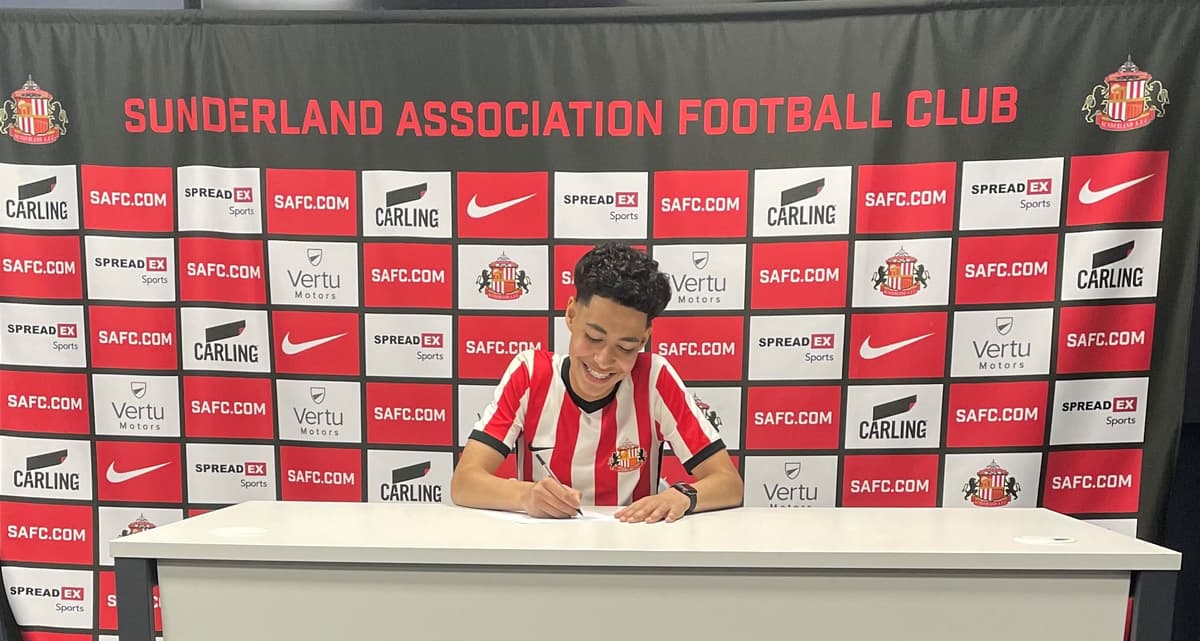 14-year-old signs two-year deal with Sunderland AFC after interest from Leeds, Cheslea and Newcastle