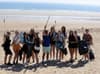 Watch as teenagers carry out mass clean up of Sunderland's Roker Beach with vapes, beer cans and broken glass found