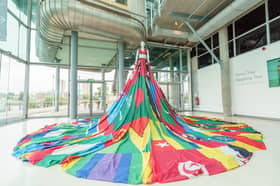The Amsterdam Rainbow Dress at National Glass Centre