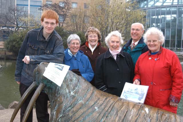 Elsie, right, with fellow members of the Friends of Mowbray Park in 2007.