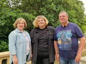Marharyta with mum and dad Olena and Oleksandr