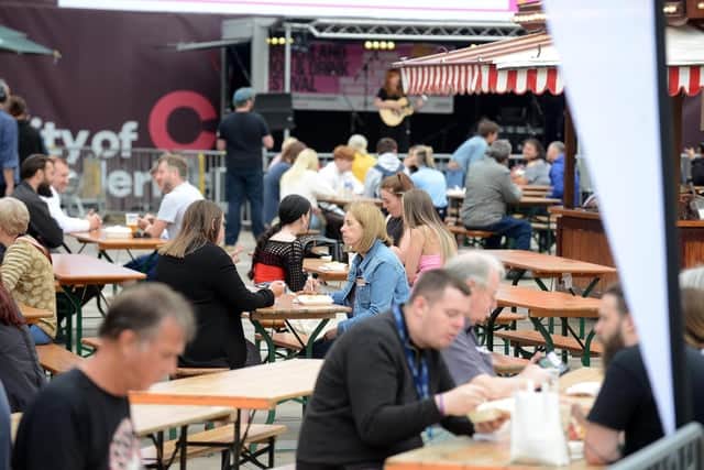 Organisers say the food festival attracted 15,000 visitors over the three days