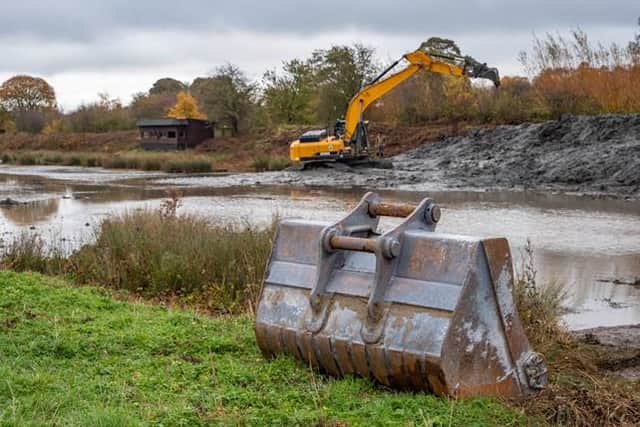 Almost 1,000-tonnes of sediment was removed from Wader Lake.