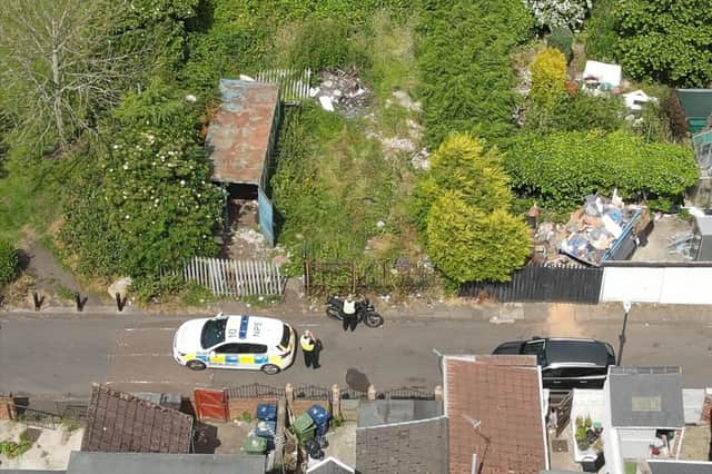 Drone footage from the joint operation between Northumbria Police and Sunderland City Council (Pic: Northumbria Police)