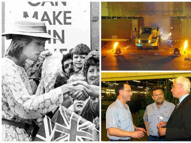 Peterlee industry has attracted big names over the decades.