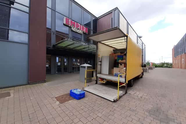 Goods are removed from Sunderland's Empire cinema, which closed toda.y (Pic: National World)