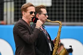 Actor Damian Lewis has been mocked after performing the national anthem at Sunday’s British Grand Prix