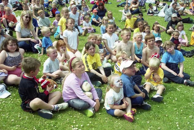 A Teddy Bears Picnic and Punch and Judy show in Mowbray Park in 2000 and what a turnout there was.