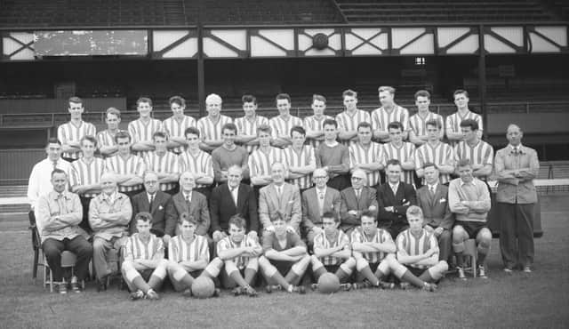 Another view of the 1960-61 squad with Ernie second left on the back row.