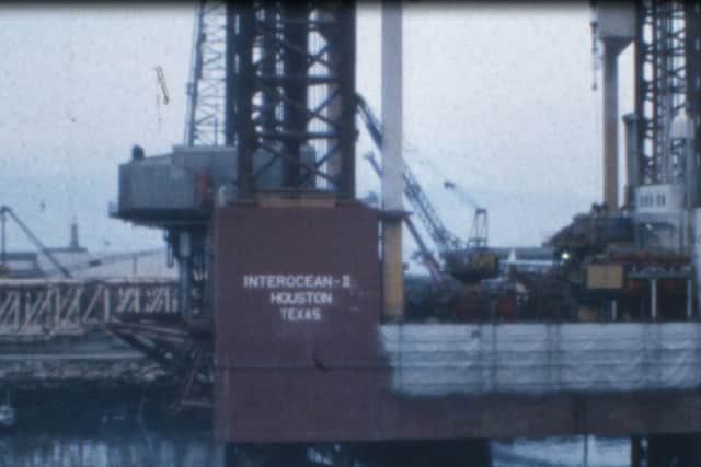 A cine clip of the Interocean from Houston, Texas, berthed in Sunderland.