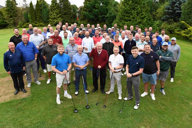 Participants in the 2023 golf day in memory of Kevin Outhwaite