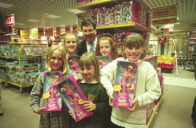They all won Barbie dolls in a Sunderland Echo Chipper Club competition in 1997.