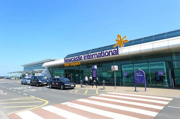 Newcastle International Airport. 