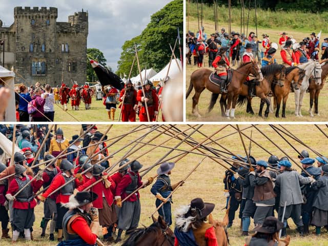A Civil War reenactment took place in Sunderland over the weekend.