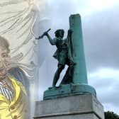 Sunderland’s Hero of Camperdown Jack Crawford is commemorated by a statue in the city’s Mowbray Park. Image courtesy of Sunderland Antiquarians
