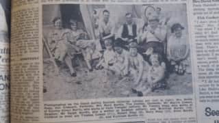 We got Kath and her family on camera and in the Echo back in 1955.