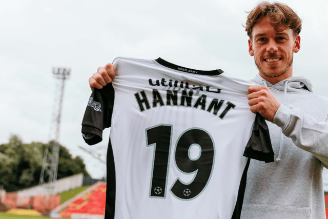 Gateshead have completed the signing of former Port Vale and Colchester United midfielder Luke Hannant (photo Jack McGraghan)