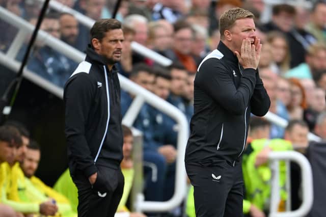 Jason Tindall and Eddie Howe.