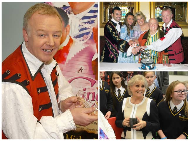 Les Dennis and Angela Rippon - loved on Wearside and about to become Strictly stars.